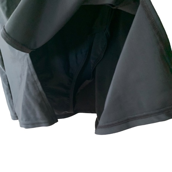 Sears Skirted One Piece Swimsuit Size 12 Black Modest - Picture 3 of 10